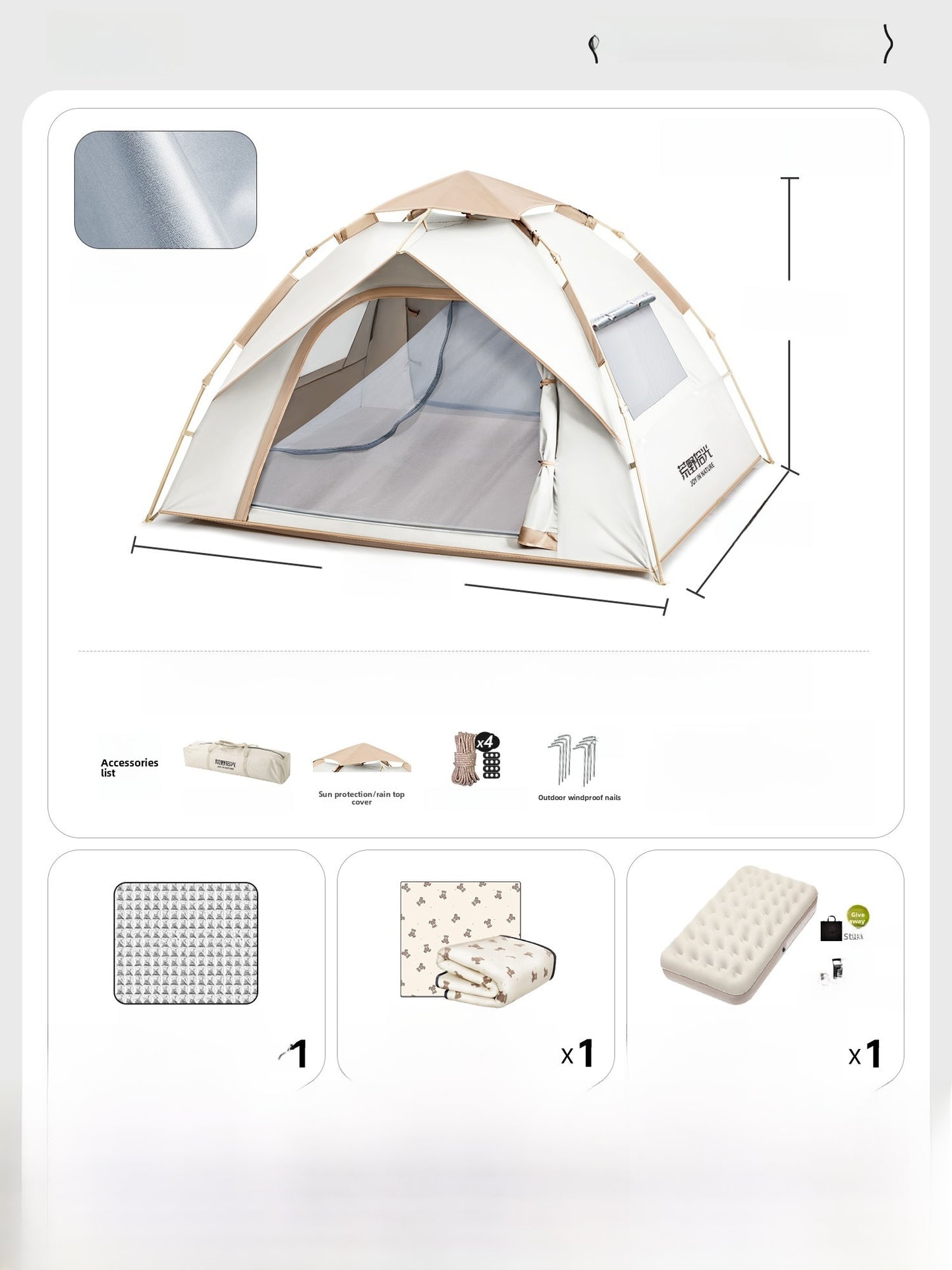 Automatic Pop-up Camping Tent
