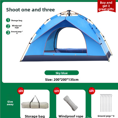 Automatic Pop Up Camping Tent