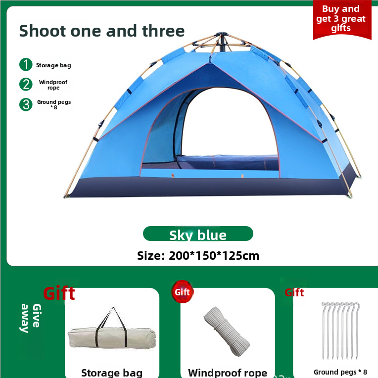 Automatic Pop Up Camping Tent