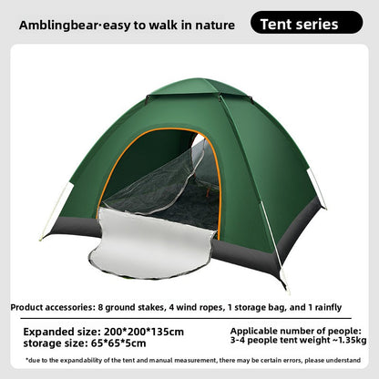 Automatic Pop Up Camping Tent