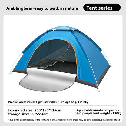 Automatic Pop Up Camping Tent
