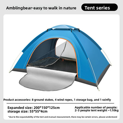 Automatic Pop Up Camping Tent