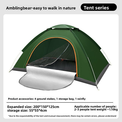 Automatic Pop Up Camping Tent