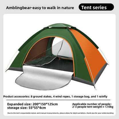 Automatic Pop Up Camping Tent