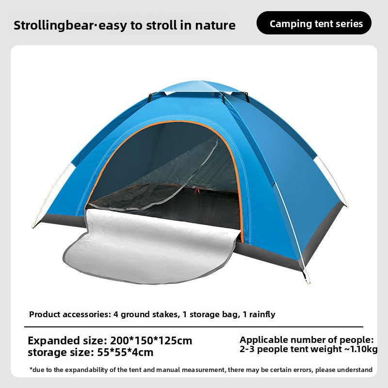 Automatic Pop Up Camping Tent with Sun Protection
