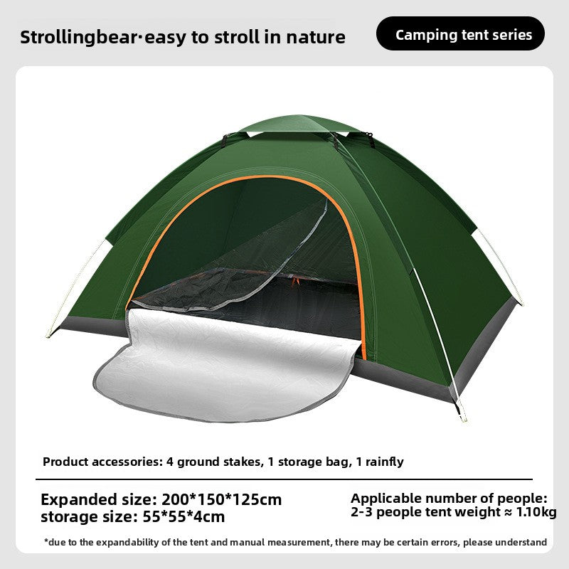 Automatic Pop Up Camping Tent with Sun Protection