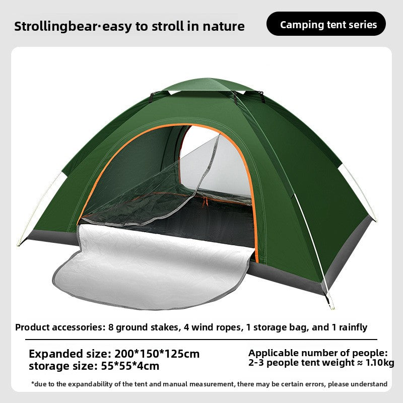 Automatic Pop Up Camping Tent with Sun Protection