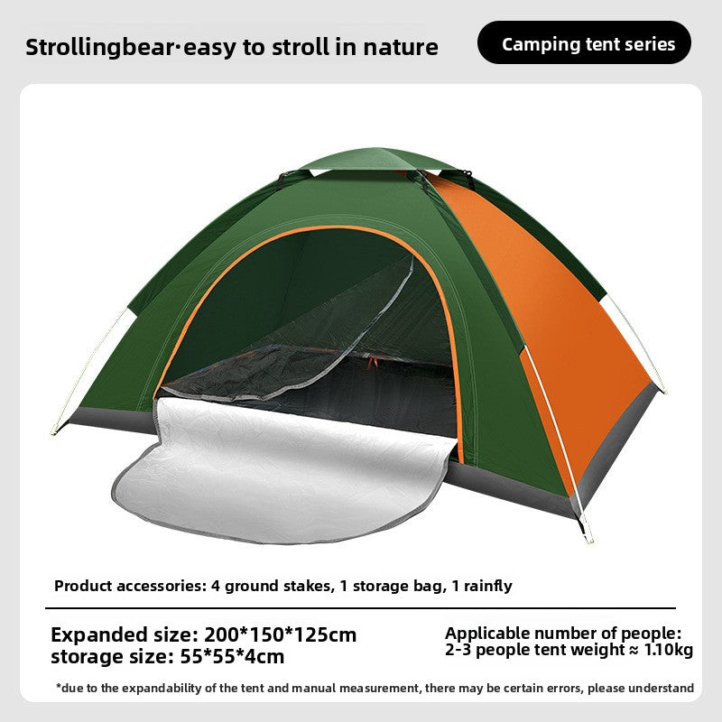 Automatic Pop Up Camping Tent with Sun Protection