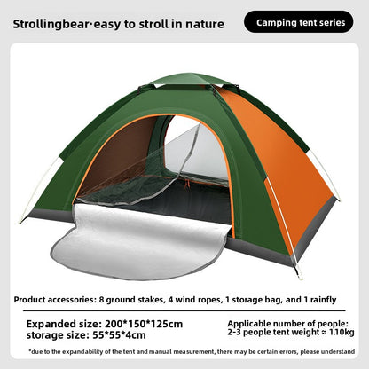 Automatic Pop Up Camping Tent with Sun Protection