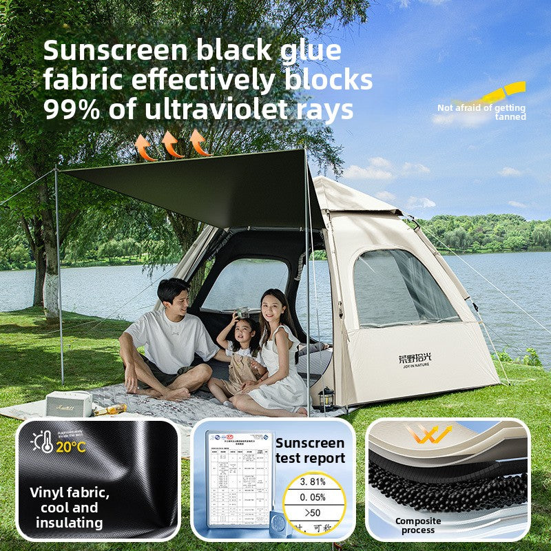 Automatic Pop Up Camping Tent with Sun Protection