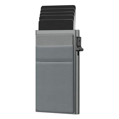 Automatic Pop-up Card Aluminum Alloy Men's Wallet