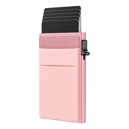 Automatic Pop-up Card Aluminum Alloy Men's Wallet