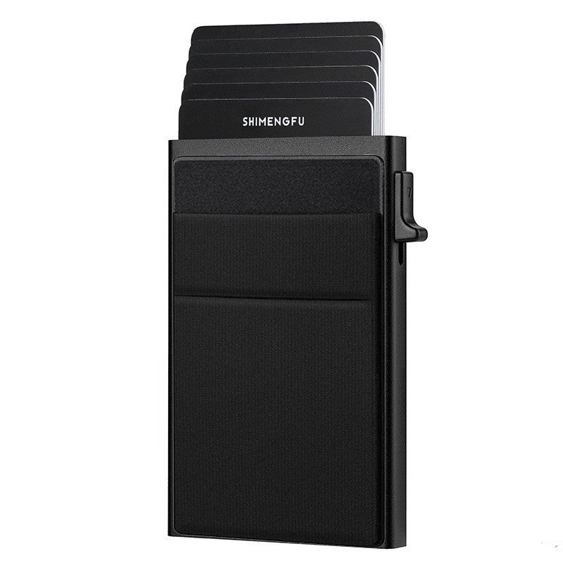 Automatic Pop-up Card Aluminum Alloy Men's Wallet