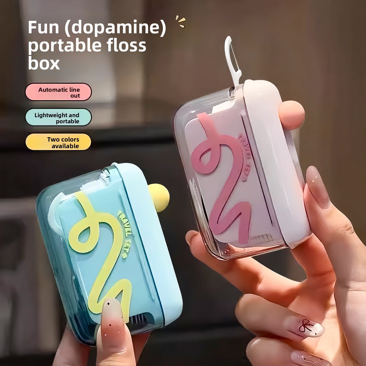 Automatic Pop-up Dental Floss Container