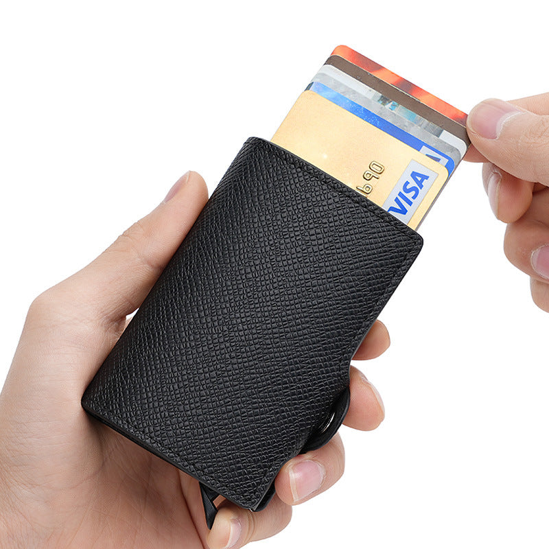 Automatic Pop-up RFID Blocking Card Holder