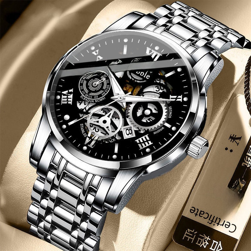 Automatic Quartz Hollow Retro Mens Watch