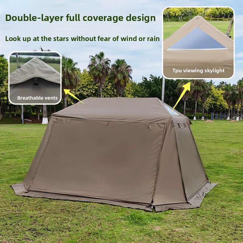 Automatic Quick-Open Camping Tent with Chimney Ventilation