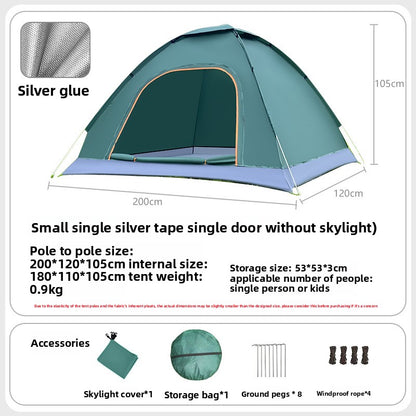 Automatic Quick Open Lightweight Camping Tent