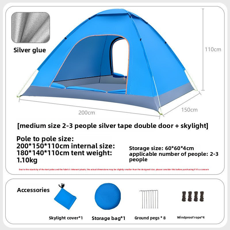 Automatic Quick Open Lightweight Camping Tent