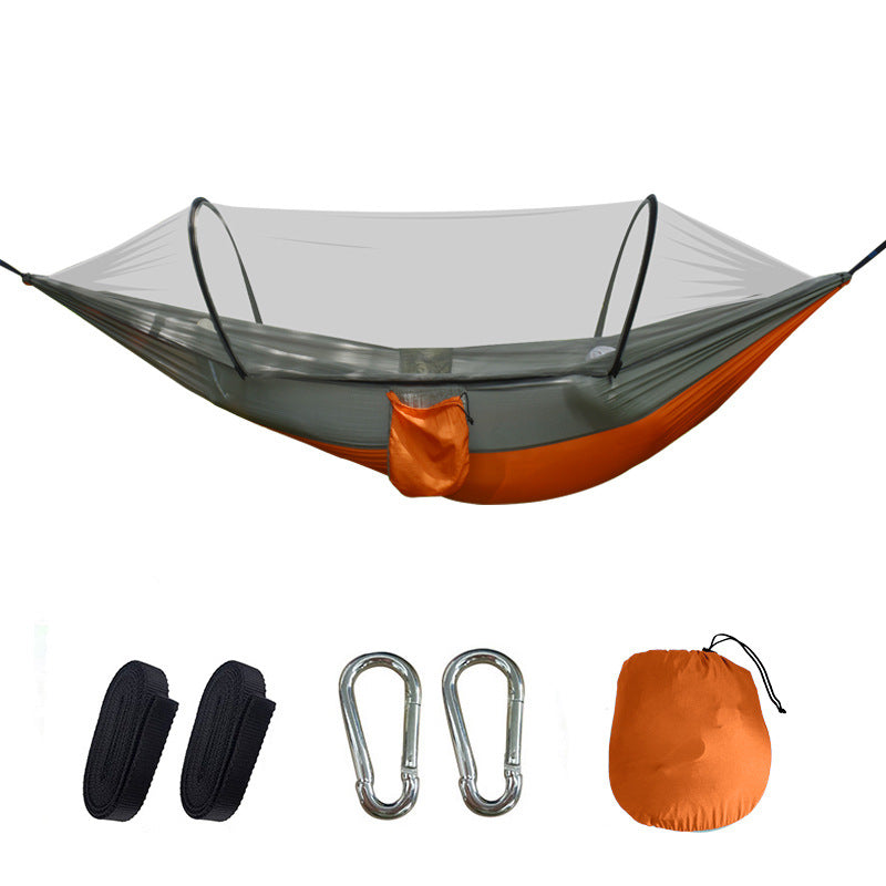 Automatic Quick-Open Mosquito Net Hammock