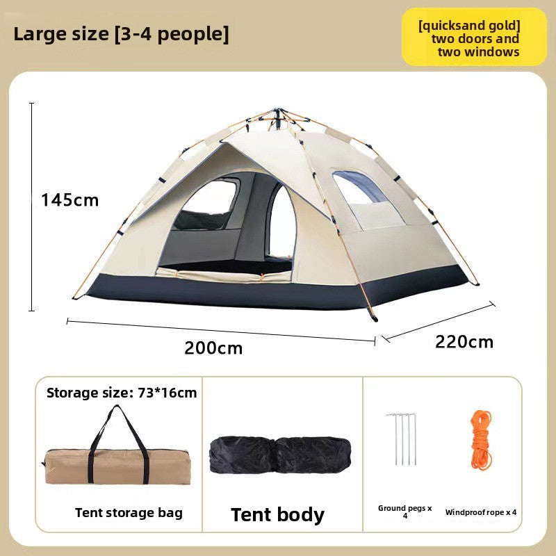 Automatic Quick Open Waterproof Camping Tent