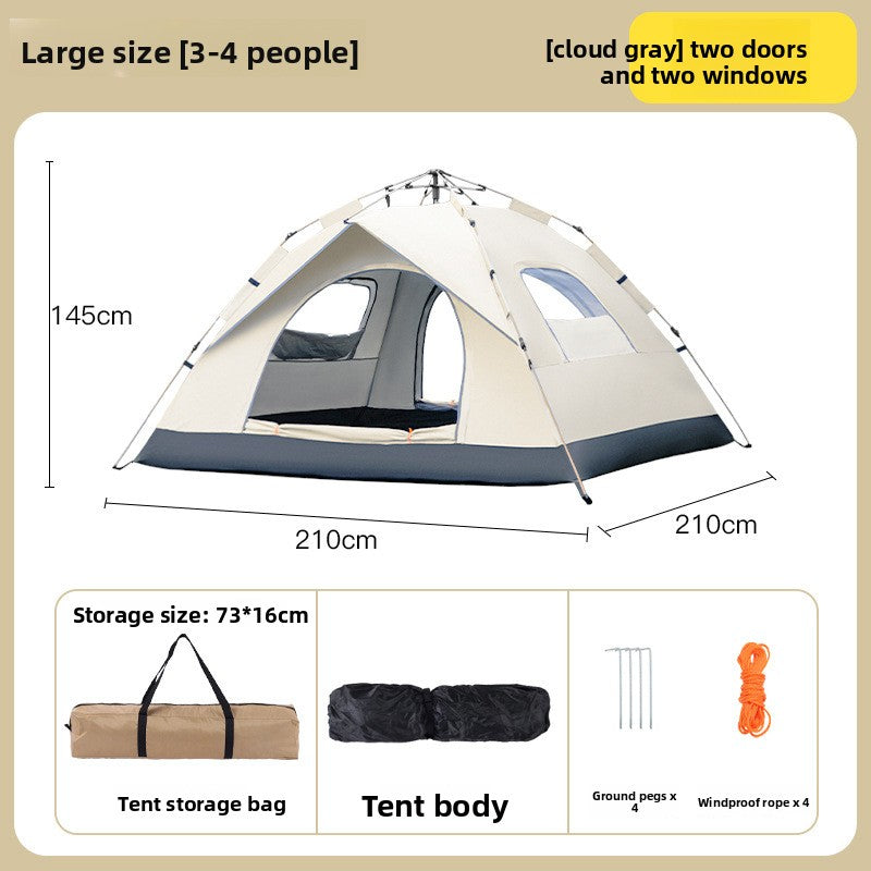 Automatic Quick Open Waterproof Camping Tent
