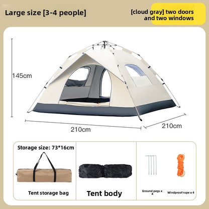 Automatic Quick Open Waterproof Camping Tent