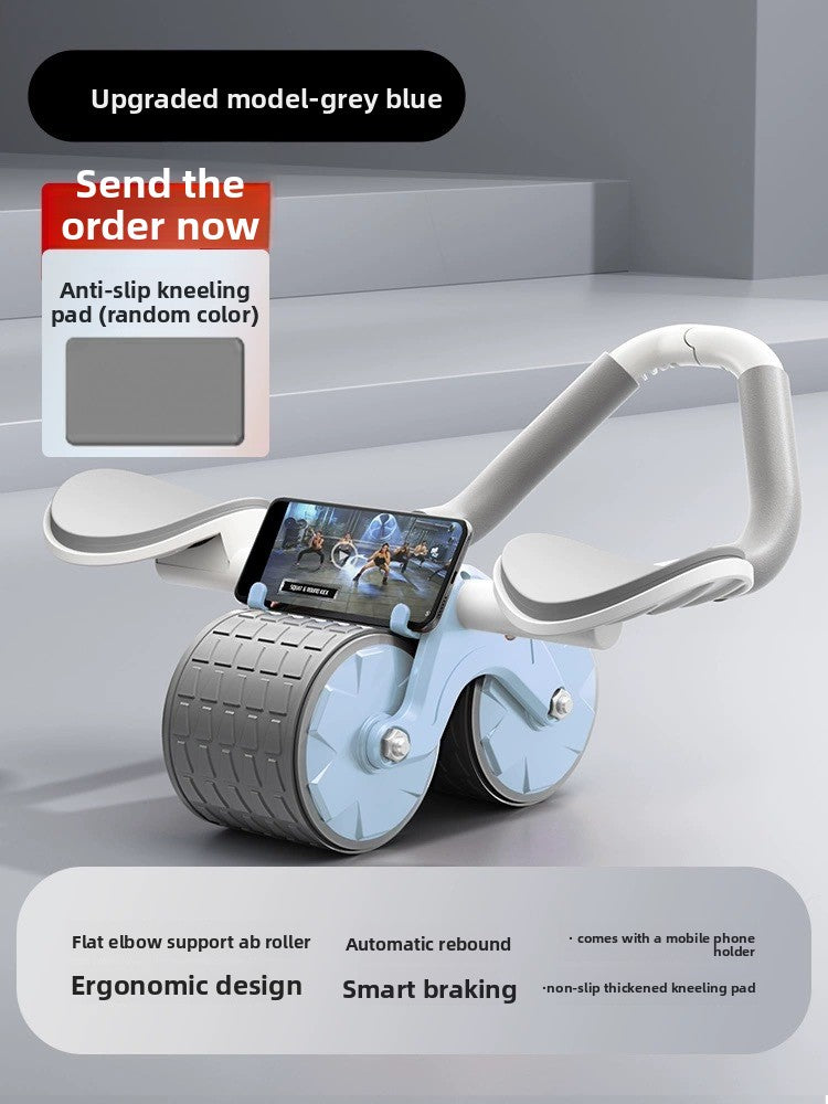 Automatic rebound abdominal exercise wheel