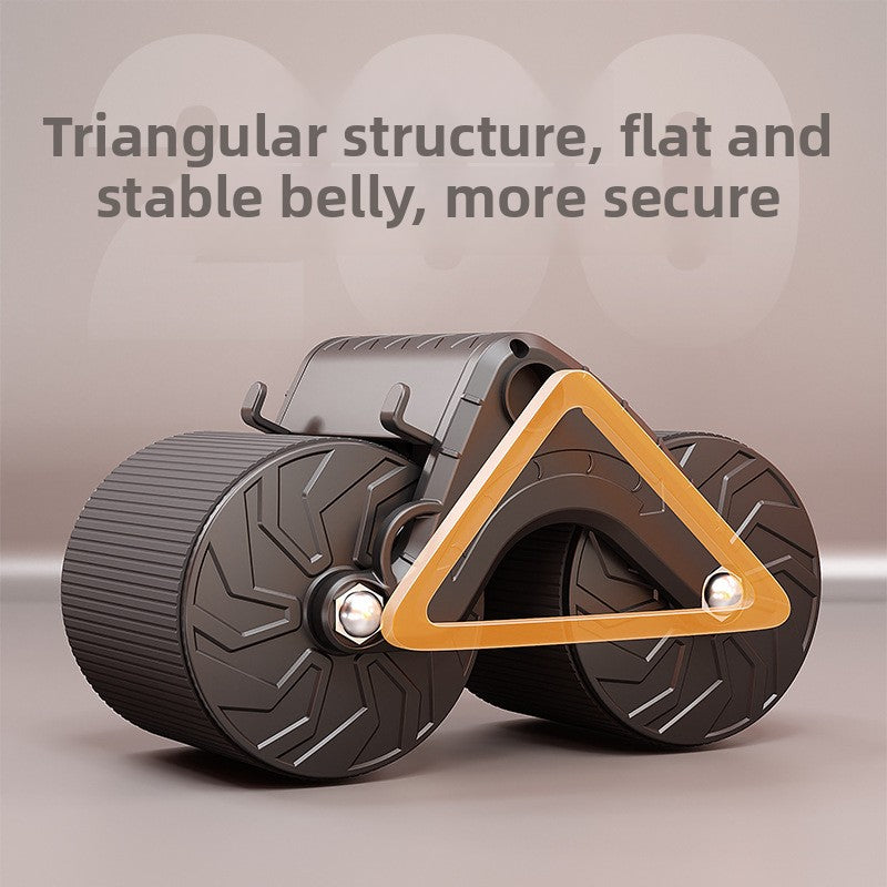 Automatic Rebound Abdominal Wheel with Elbow Support