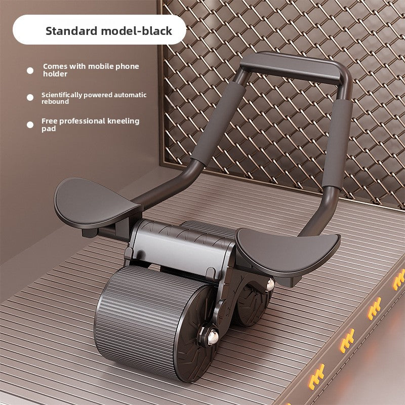 Automatic Rebound Abdominal Wheel with Elbow Support