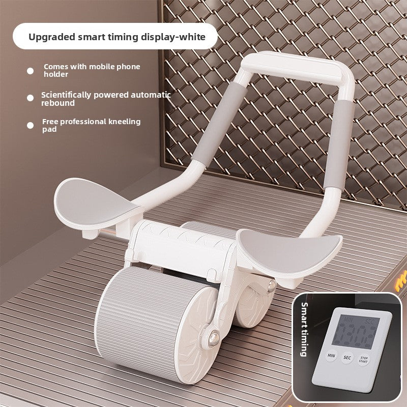 Automatic Rebound Abdominal Wheel with Elbow Support