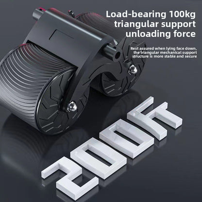 Automatic Rebound Abdominal Wheel with Timer