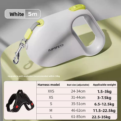 Automatic Retractable Dog Leash with Anti-Breakaway Feature