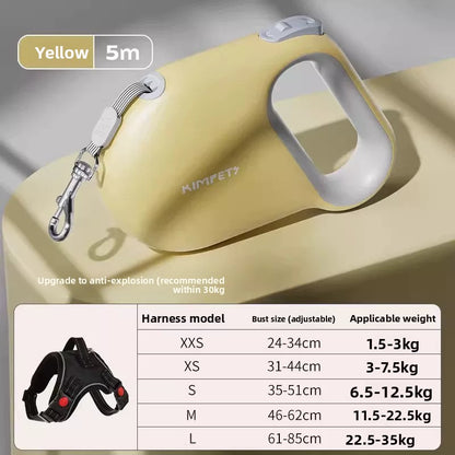 Automatic Retractable Dog Leash with Anti-Breakaway Feature