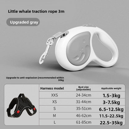 Automatic Retractable Dog Leash with Anti-Breakaway Feature