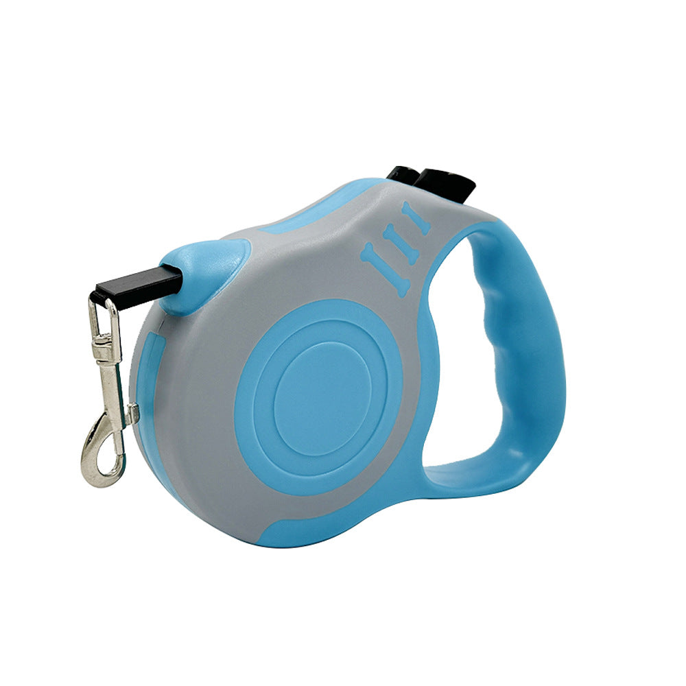 Automatic Retractable Dog Leash with Bone Handle