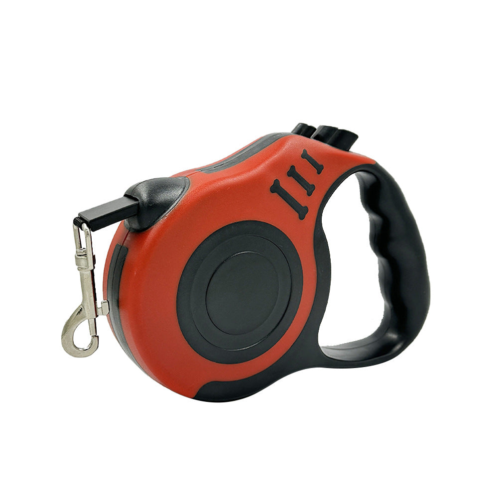 Automatic Retractable Dog Leash with Bone Handle