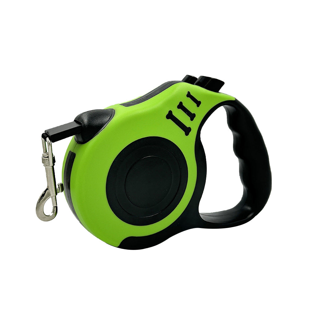 Automatic Retractable Dog Leash with Bone Handle