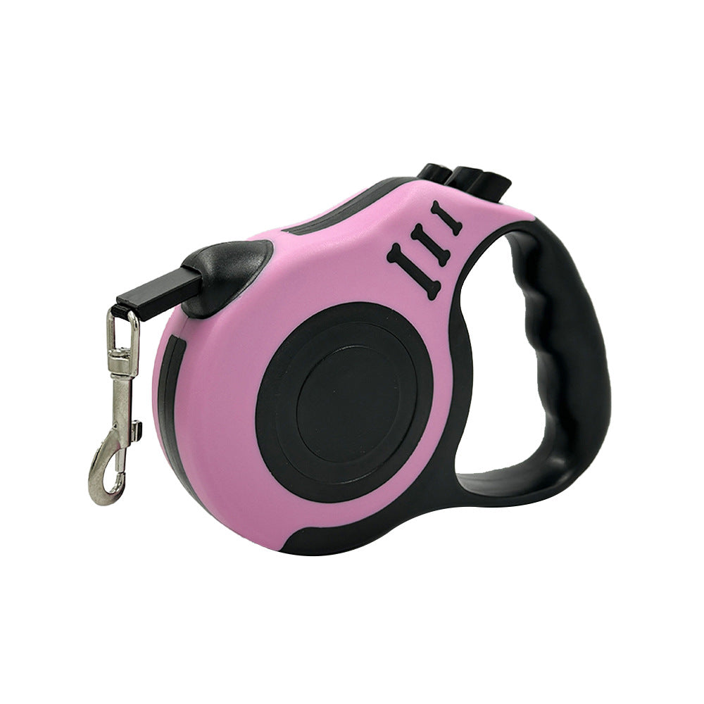 Automatic Retractable Dog Leash with Bone Handle