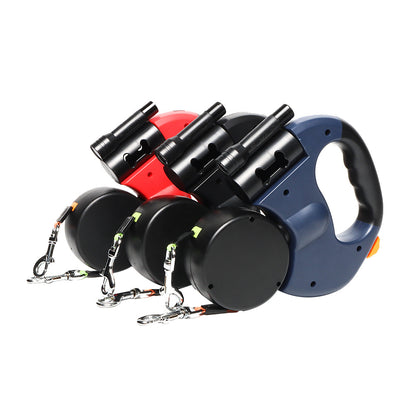 Automatic Retractable Dual Dog Leash