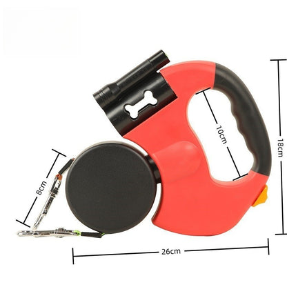 Automatic Retractable Dual Pet Leash