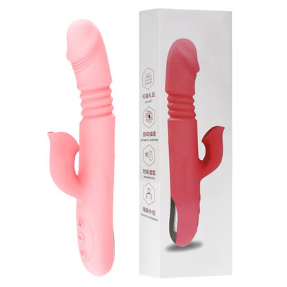 Automatic Retractable Female Tongue Massage Vibrator