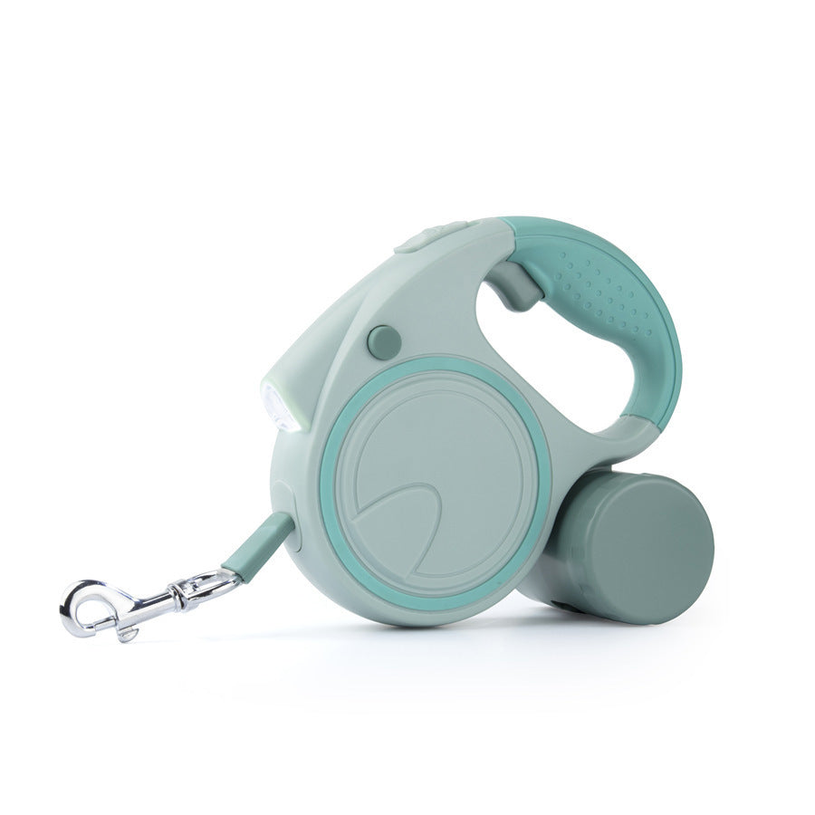 Automatic retractable LED dog leash