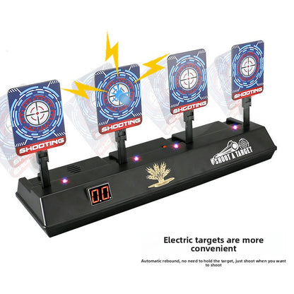 Automatic Return Electronic Scoring Target with Digital Display