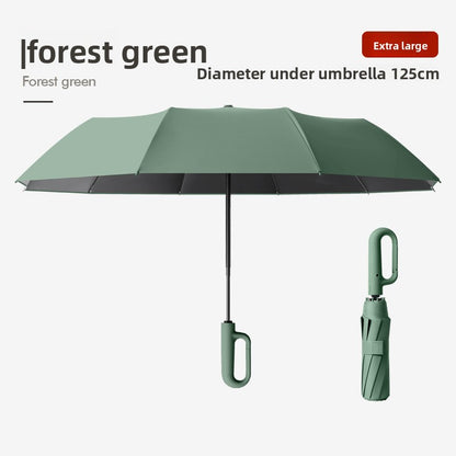 Automatic Ring Lock Folding Umbrella