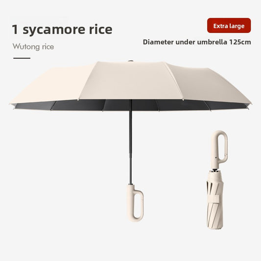 Automatic Ring Lock Folding Umbrella