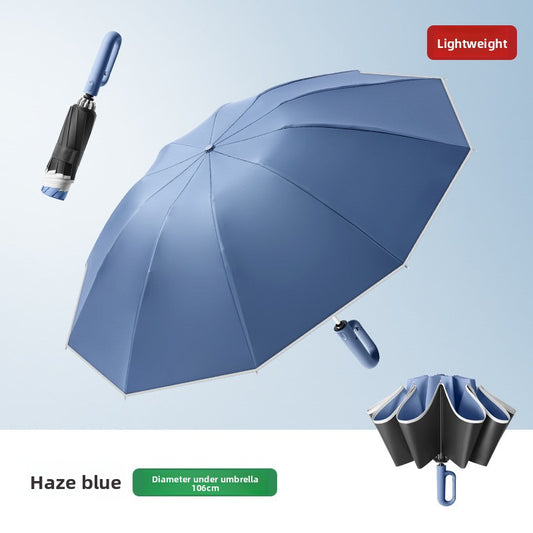 Automatic Ring Lock Folding Umbrella