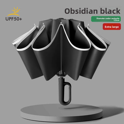 Automatic Ring Lock Folding Umbrella