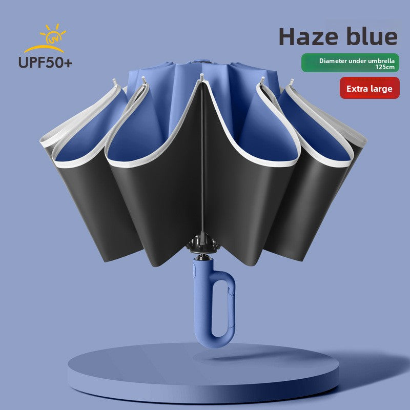 Automatic Ring Lock Folding Umbrella