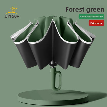 Automatic Ring Lock Folding Umbrella
